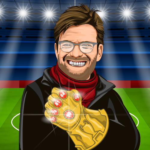 Image of vector illustration version of Jurgen Klopp