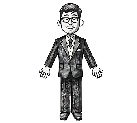 Image of myself as a sketch